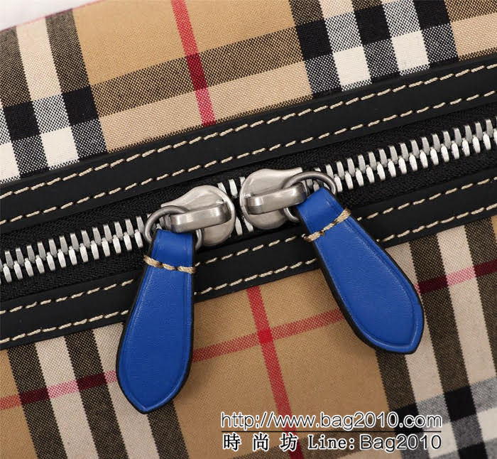 BURBERRY巴寶莉 中號Vintage 復古格紋腰包 可用背帶斜挎或系於腰部 2301  Bhq1164